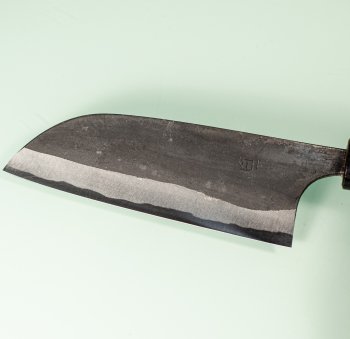 Onihiro Shirogami 1 Kurouchi Ko-Wa-Santoku 120mm