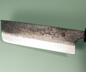 Onihiro Shirogami 1 Kurouchi Wa-Nakiri 140mm