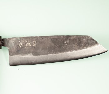 Hatsukokoro Kurogane Blue2 Kurouchi Wa-Bunka 170mm Teak