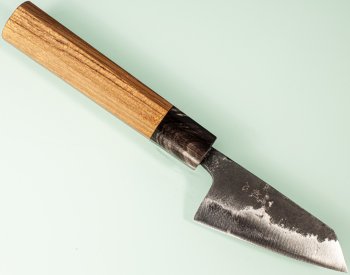 Hatsukokoro Kurogane Blue2 Kurouchi Wa-Ko-Bunka 80mm Teak