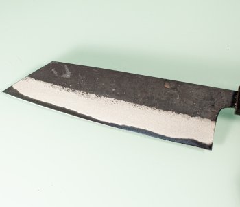 Hatsukokoro Shikkoku Blue2 Kurouchi Wa-Bunka 165mm Teak