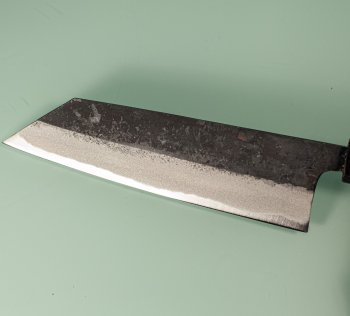 Hatsukokoro Shikkoku Blue2 Kurouchi Wa-Bunka 165mm Teak