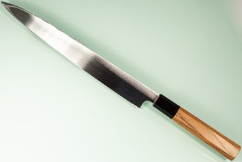 Hatsukokoro Shirasagi Migaki SK Wa-Yanagiba 270mm Teak