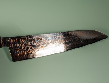 Tsukasa Hinoura VS2 Colour Damascus Gyuto 220mm