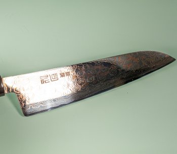Tsukasa Hinoura VS2 Colour Damascus Gyuto 220mm