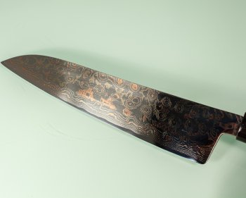 Tsukasa Hinoura VS2 Colour Damascus Gyuto 220mm