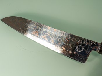Tsukasa Hinoura VS2 Colour Damascus Gyuto 220mm