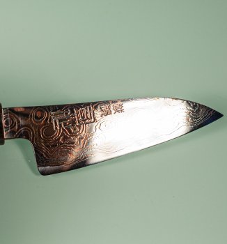 Tsukasa Hinoura VS2 Colour Damascus Petty 105mm