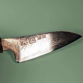 Tsukasa Hinoura VS2 Colour Damascus Petty 105mm