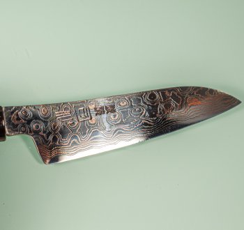 Tsukasa Hinoura VS2 Colour Damascus Petty 135mm