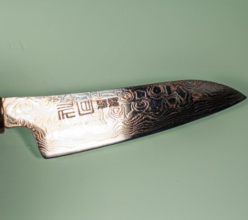Tsukasa Hinoura VS2 Colour Damascus Petty 135mm