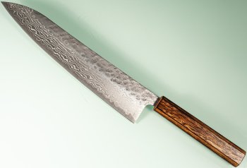 Tsunehisa 440C Dama Washiji Wa-Gyuto 245mm Oak