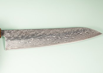 Tsunehisa 440C Dama Washiji Wa-Gyuto 245mm Oak