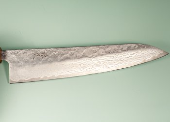 Tsunehisa 440C Dama Washiji Wa-Gyuto 245mm Oak