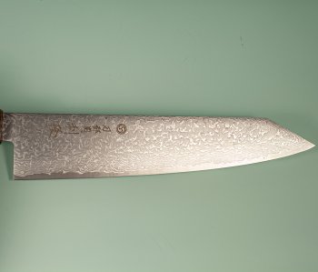 Toshitaka SG2 Damascus Wa-Kiritsuke 215mm Oak