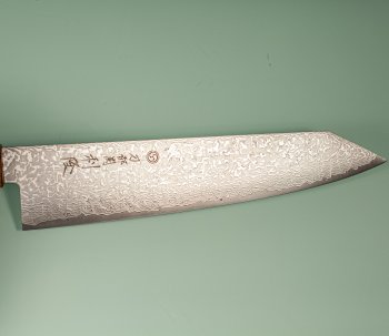 Toshitaka SG2 Damascus Wa-Kiritsuke 215mm Oak