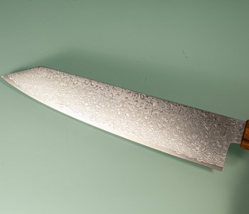 Toshitaka SG2 Damascus Wa-Kiritsuke 215mm Oak