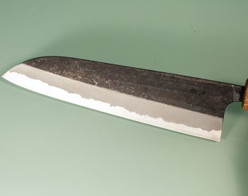 Kanta Okada AO2 Kurouchi Wa-Santoku 185mm