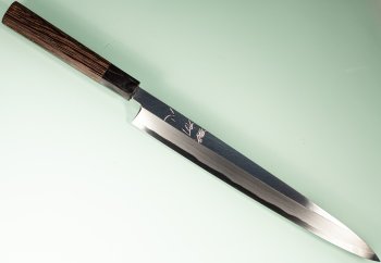Hatsukokoro Shirasagi Migaki Shirogami Wa-Yanagiba 290mm Wenge