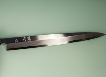 Hatsukokoro Shirasagi Migaki Shirogami Wa-Yanagiba 290mm Wenge