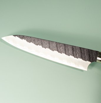 Nigara R2 Kurouchi Tsuchime Petty 140mm Ironwood