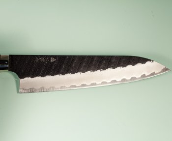 Nigara R2 Kurouchi Tsuchime Gyuto 200mm Ironwood