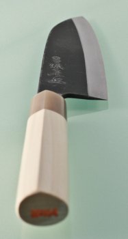 Blue 2 Black Santoku 180mm helles Bffelhorn V1