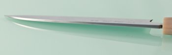 Blue 1 Damascus Santoku 180mm helles Bffelhorn V1