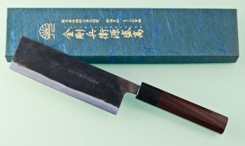 Moritaka Aogami Supreme Nakiri 150mm octagonal