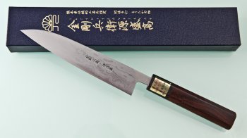 Moritaka Aogami Supreme Damascus Petit 150mm octagonal