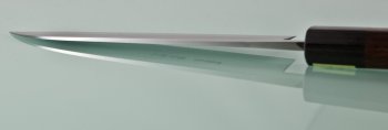 Moritaka Aogami Supreme Damascus Santoku 150mm octagonal