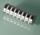 Neodym Scheibenmagnet �15 mm, H�he 5 mm NdFeB, N42, vernickelt