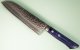 Masutani VG-10 Damast Tsuchime Santoku 170mm blue