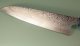 Hatsukokoro Ginyo Silver 3 Damascus Wa-Gyuto 215mm blau stabilisiert