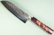 Tadafusa S-43 Wa-Santoku 170mm Hammered SLD rot stabilisiert