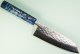 Tadafusa S-43 Wa-Santoku 170mm Hammered SLD blau stabilisiert