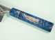 Tadafusa S-43 Wa-Santoku 170mm Hammered SLD blau stabilisiert