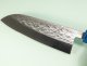 Tadafusa S-43 Wa-Santoku 170mm Hammered SLD blau stabilisiert