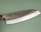 Tadafusa S-43 Wa-Santoku 170mm Hammered SLD gelb stabilisiert