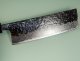 Tsunehisa AUS10 Tsuchime Damascus Wa-Nakiri 165mm grau stabilisiert/Bffelhorn