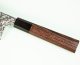 Hatsukokoro Ginga ATS-34 Nickel Damascus Wa-Nakiri 165mm Wenge