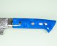 Takeshi Saji R2 Diamond Damascus Sakimaru 250mm Blue Acryl