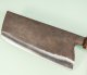 Dao Vua Leaf Spring Kurouchi Tall Nakiri 175mm