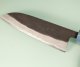Shiro Kamo black AS Wa-Santoku 170mm blau stabilisiert