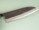 Shiro Kamo black AS Wa-Santoku 170mm rot stabilisiert