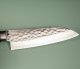 Masutani VG-10 Damast Tsuchime Ko-Santoku 130mm brown