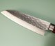 Masutani VG-10 Damast Tsuchime Ko-Santoku 130mm brown