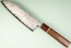 Shiro Kamo AS Damascus Wa-Santoku 170mm Walnuss/Ahorn/Ebenholz