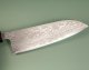 Shiro Kamo AS Damascus Wa-Santoku 170mm Walnuss/Ahorn/Ebenholz