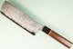 Shiro Kamo AS Damascus Wa-Nakiri 160mm Walnuss/Ahorn/Ebenholz